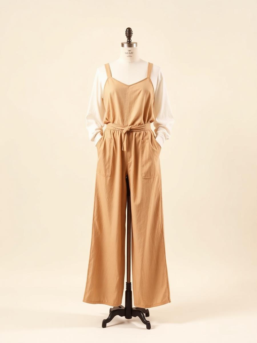 Sable Linen Jumpsuit